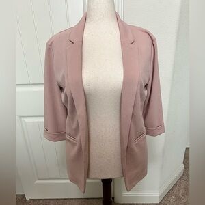 Maurice’s Pale Pink Open-Front Blazer XL